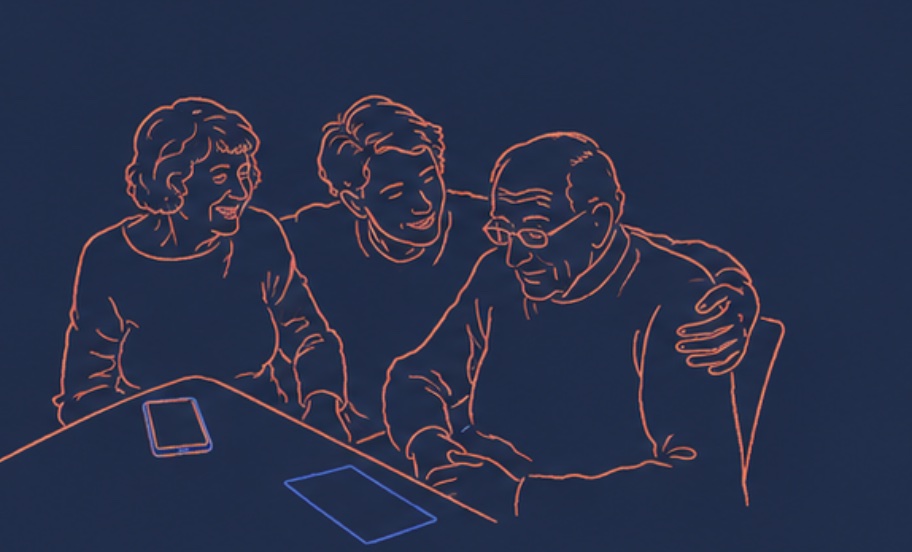 Trois générations, famille